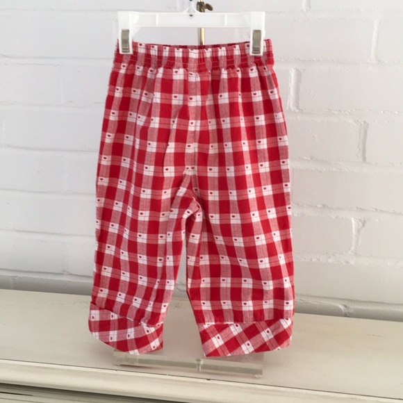 Classic Red And White Heart Design Pants Size 24 Months - Picture 7 of 7